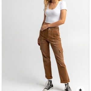 Womens Dickies Brown Cargo Pants